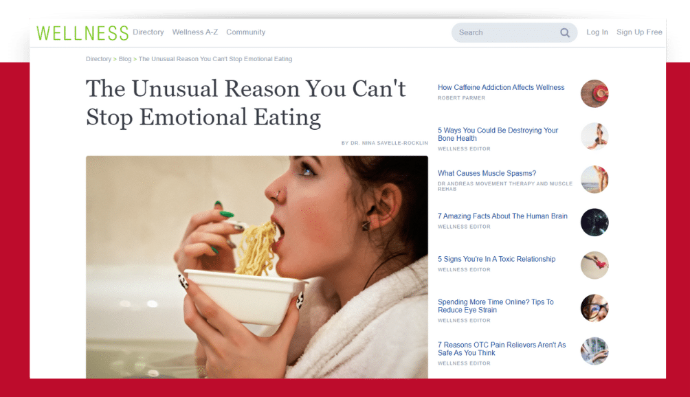 The Unusual Reason You Can't Stop Emotional Eating