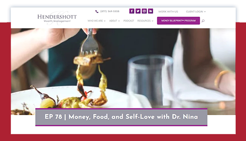 Hilary Hendershott: Money, Food and Self Love with Dr. Nina