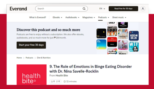Health Bite: The Role of Emotions in Binge Eating Disorder with Dr. Nina Savelle-Rocklin