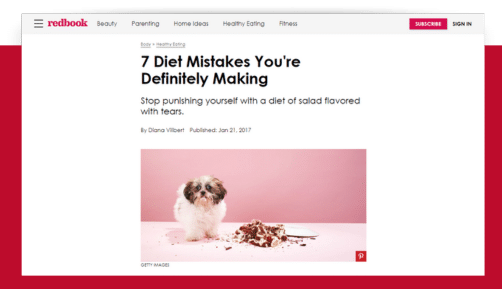Redbook: 7 Diet Mistakes You're Definitely Making