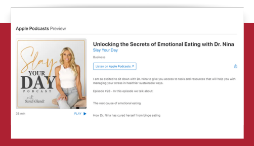 Unlocking the Secrets of Emotional Eating with Dr. Nina