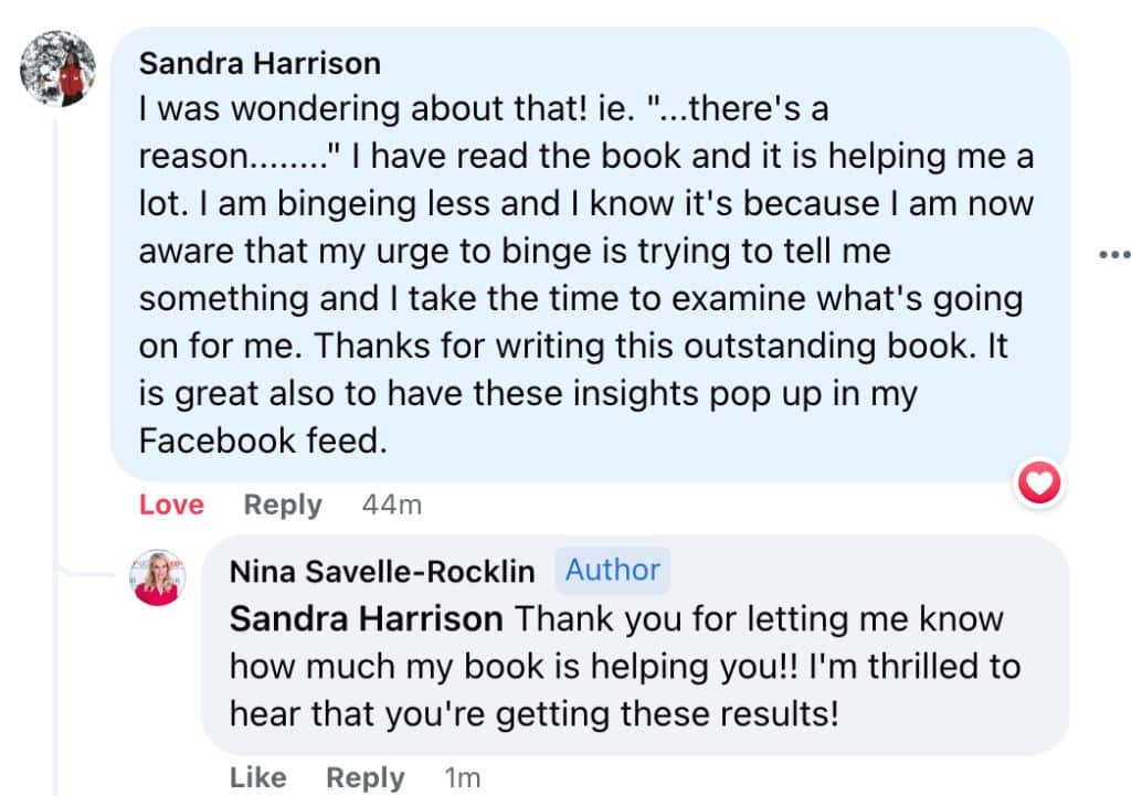 Sandra Harrison testimonial