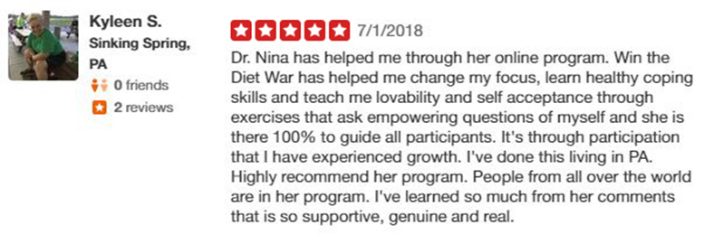 Customer testimonial