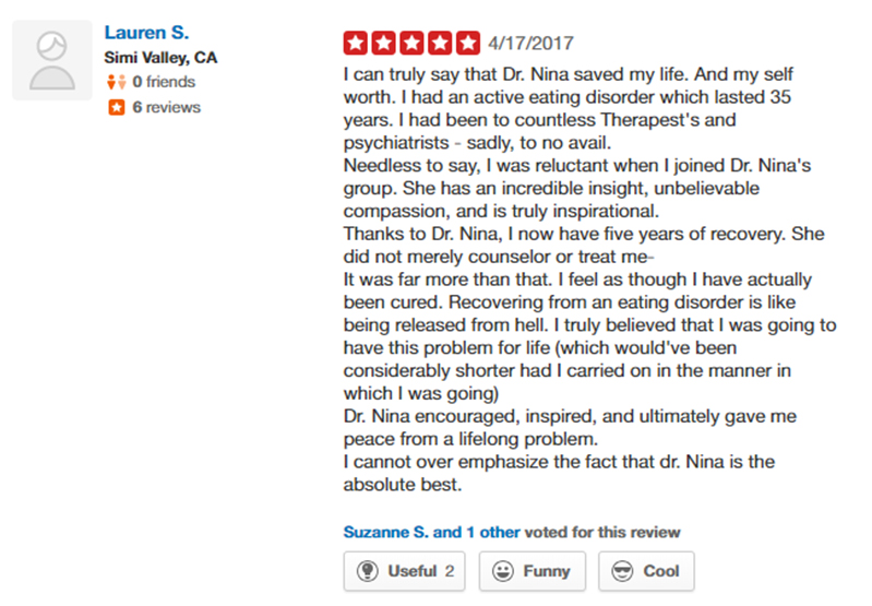Customer testimonial
